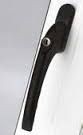Mila ProLinea Espag Locking Window Handle Black 10.85